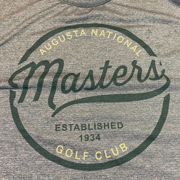 Masters Tech Active Green Shirt Augusta National T-Shirt Small S Performance - Picture 2 of 5